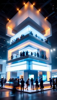 Free Futuristic Exhibition Space Image - Futuristic, Exhibition ...