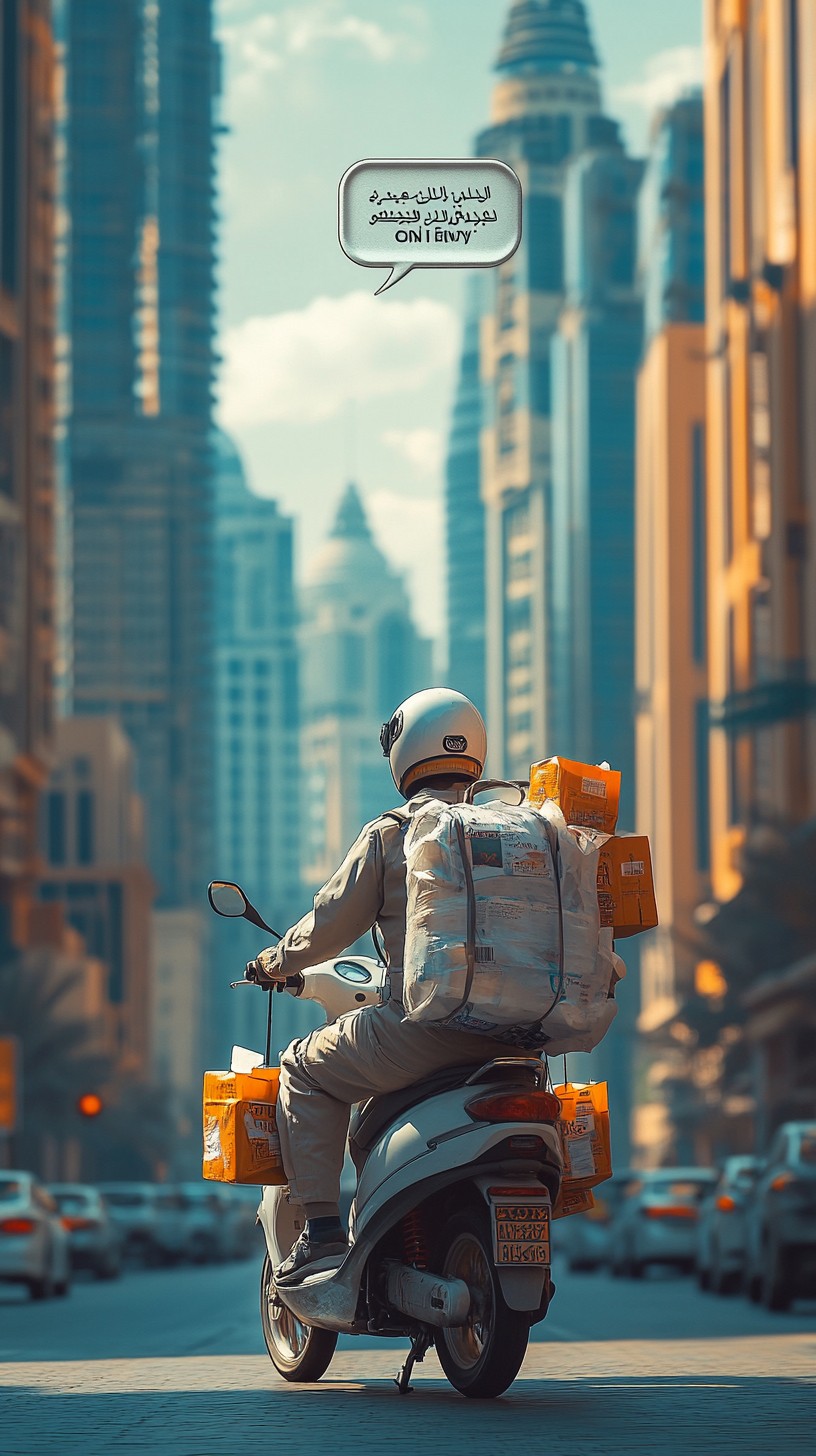 Free Delivery rider waiting Image - Delivery, City, Scooter | Download ...