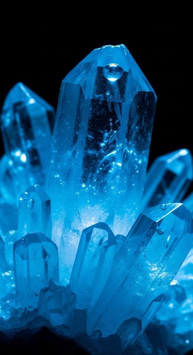 Free Luminous Blue Crystals Photo - Crystal, Blue, Quartz | Download at ...