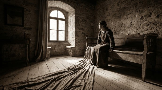 Free Contemplative Sepia Solitude Image - Woman, Sepia, Contemplation ...