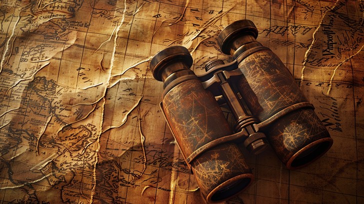Free Vintage Exploration Binoculars Photo - Antique, Binoculars, Map ...