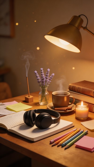 Free Cozy Study Nook Image - Desk, Study, Workspace | Download at StockCake