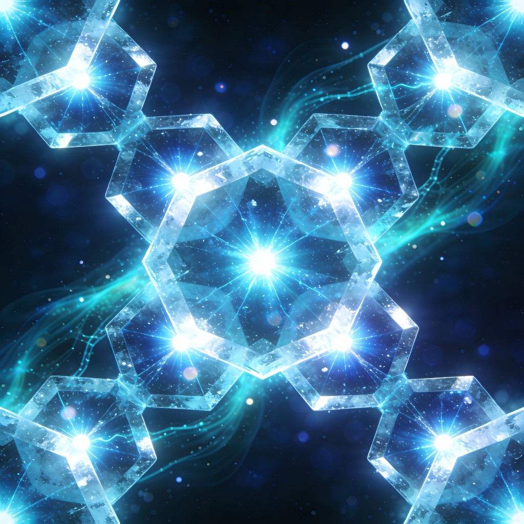 Hexagonal Network Texture Free Glowing Hexagonal Network Image - Abstract, Geometric, Hexagonal ...