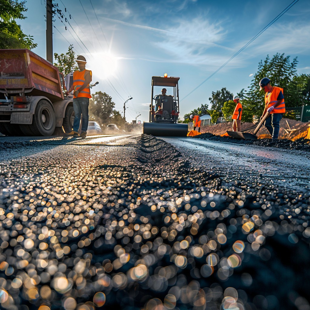 Free Road Construction Work Image - Construction, Asphalt, Workers ...