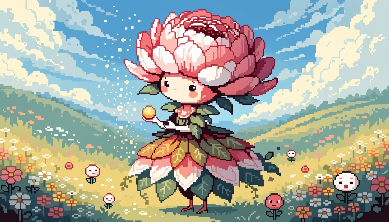 Free Flower Guardian Sprite Image - Pixel, Sprite, Flower | Download at ...