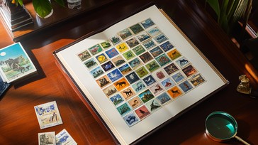 Stamp Collection Display Library Free Stamp collection displayed Image - Stamps, Collection, Album ...