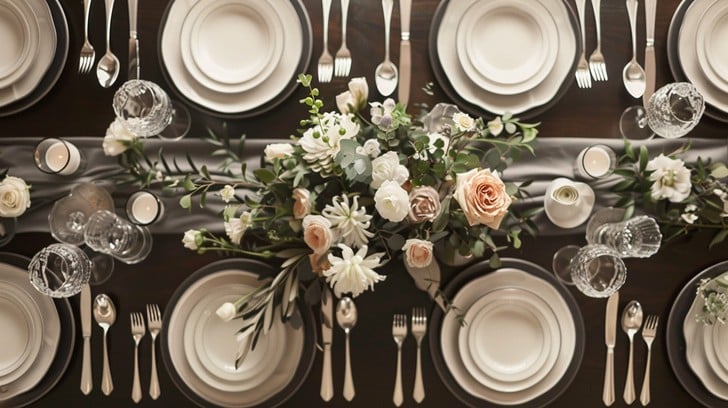 Free Elegant Dining Setup Image - Tableware, Plates, Silverware ...
