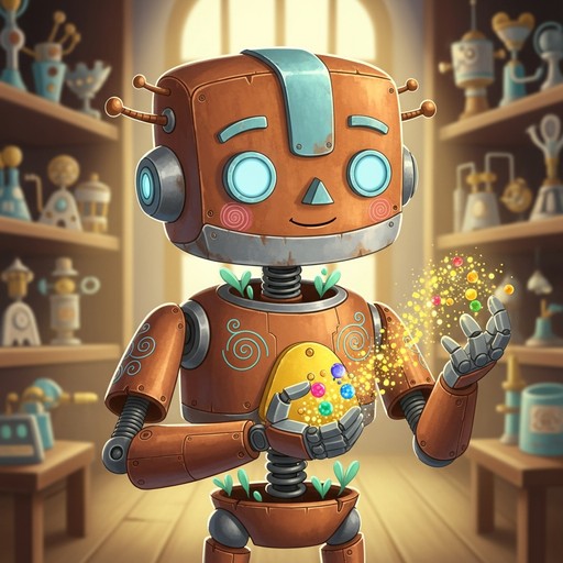 Free Cheerful Workshop Robot Image - Robot, Red, Workshop | Download at ...