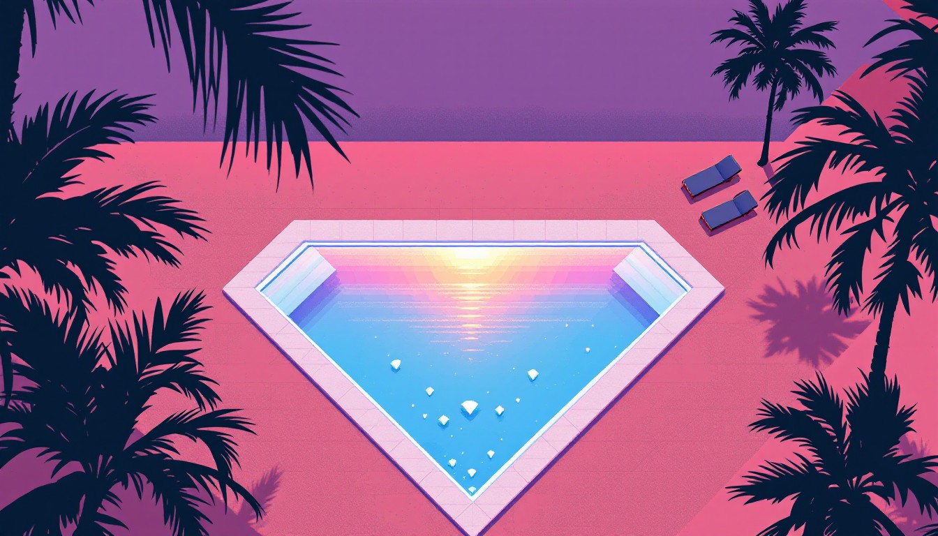 Free Luxury Pixel Oasis Image - Pool, Luxury, Oasis | Download at StockCake