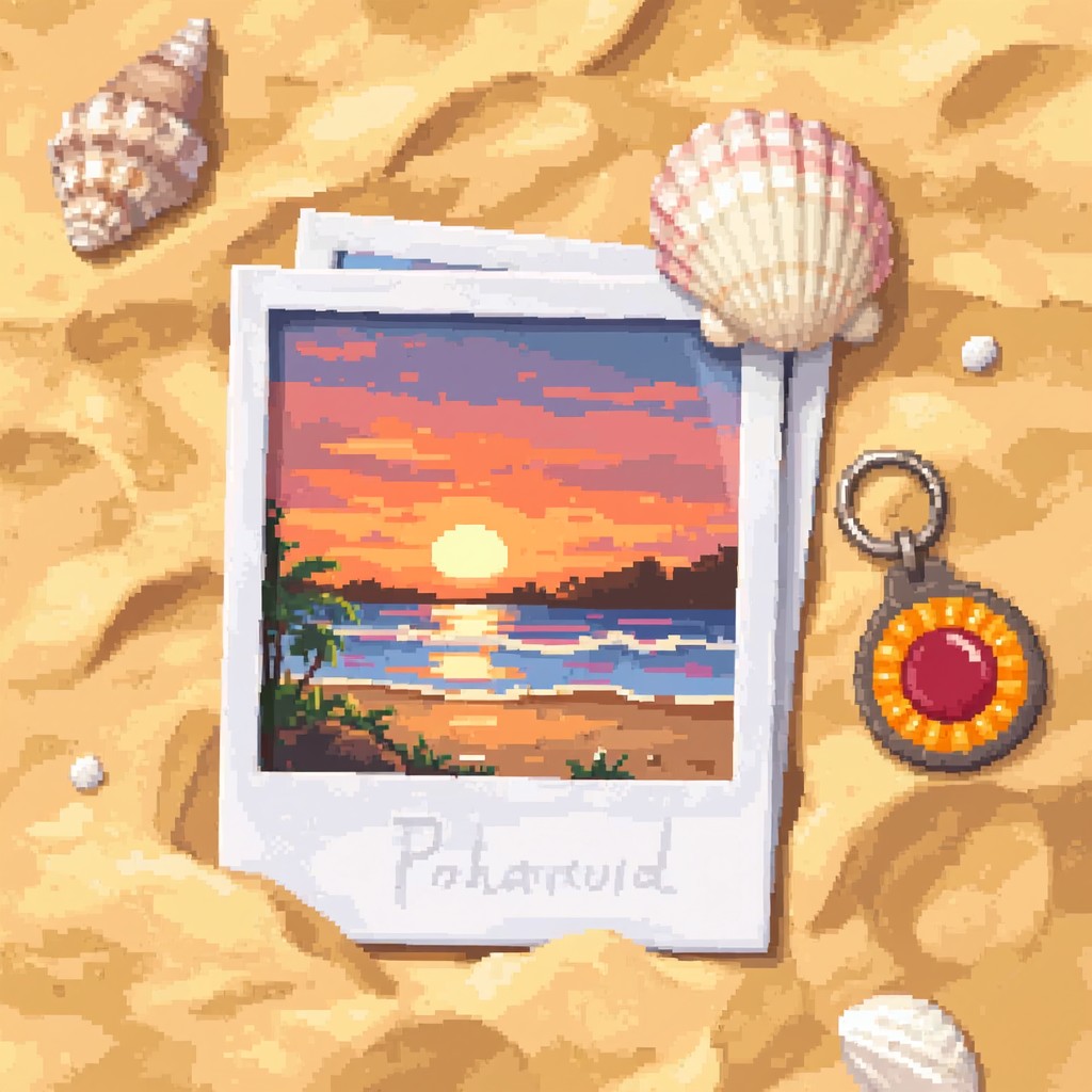 Free Sunset Memory Capsule Image - Polaroid, Sunset, Beach | Download ...