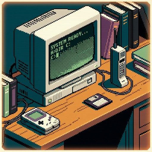 Free Retro Gaming Desk Image - Pixel, Retro, Vintage | Download at ...
