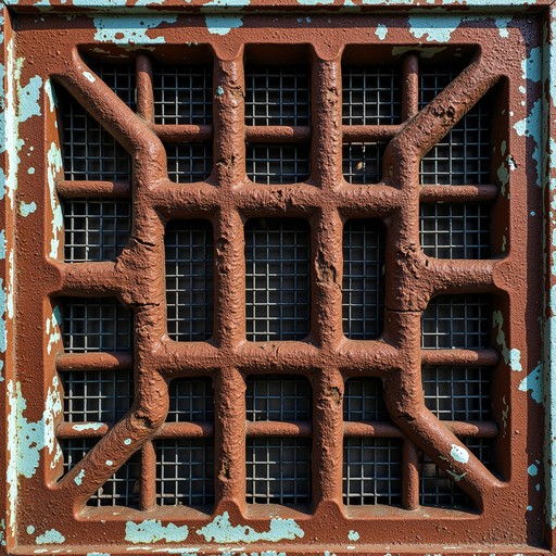 Free Rusty metal grid Image - Rust, Metal, Grid | Download at StockCake