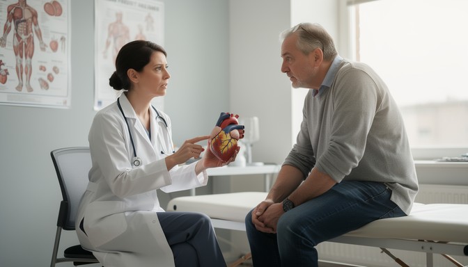 Free Doctor Explains Diagnosis Image - Doctor, Patient, Heart ...