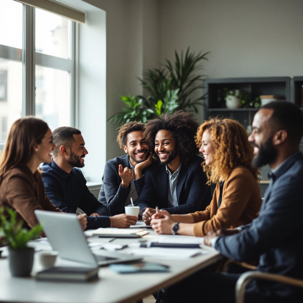 Free Collaborative Team Meeting Image - Collaboration, Meeting, Office ...