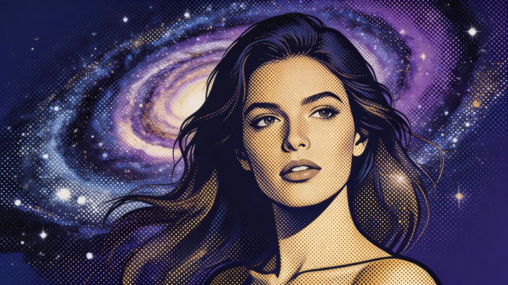 Free Cosmic Woman Portrait Image - Woman, Galaxy, Cosmic | Download at ...