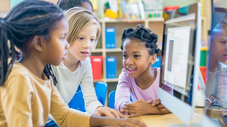 Free Kids Learning Together Image - Children, Computer, Learning ...