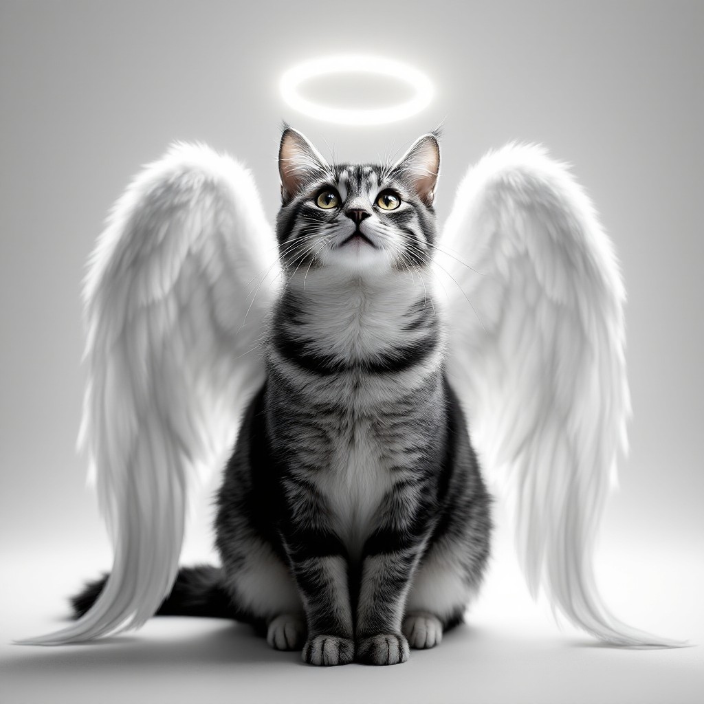 Free Heavenly Feline Angel Image - Cat, Angel, Feline | Download at ...
