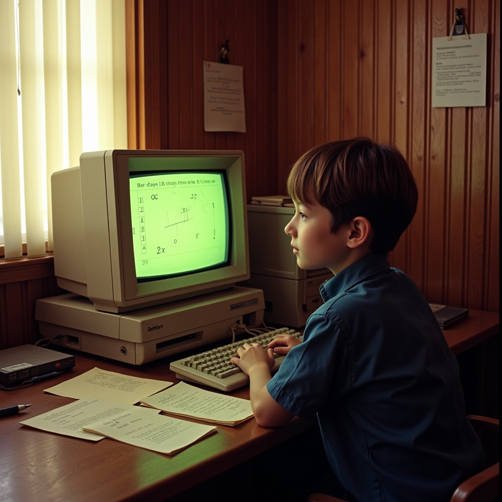 School Computer Greenscreen Free Green Screen Learning Image - Retro, Computer, Education ...