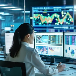 Free Focused Data Analysis Image - Analyst, Screens, Technology ...