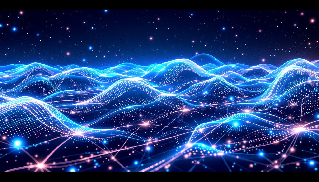Download Digital Waves Flow Image - Digital, Waves, Cyber | StockCake