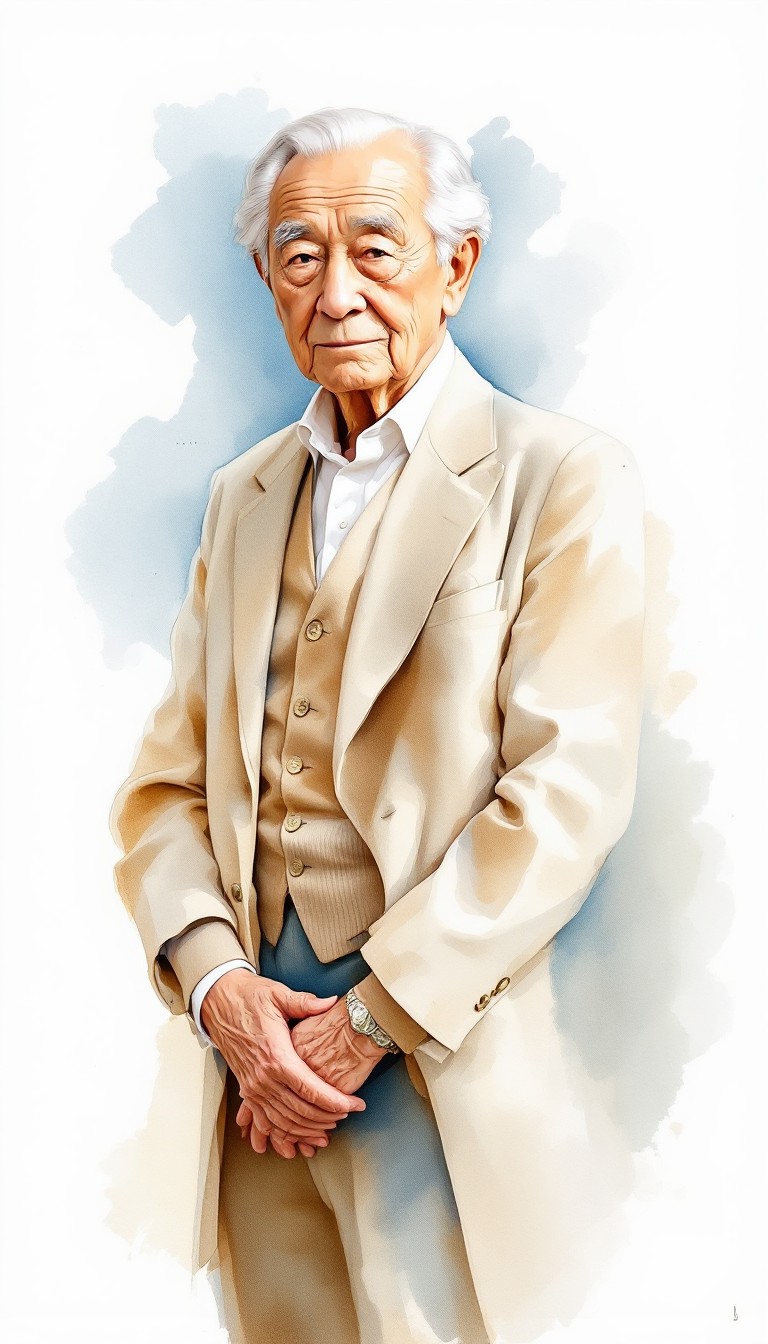 Free Dignified Watercolor Portrait Image - Watercolor, Portrait ...