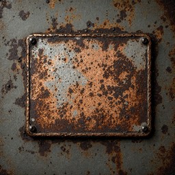 Light Rusted Plate Free Rusty Industrial Plate Image - Industrial, Vintage, Rusty ...