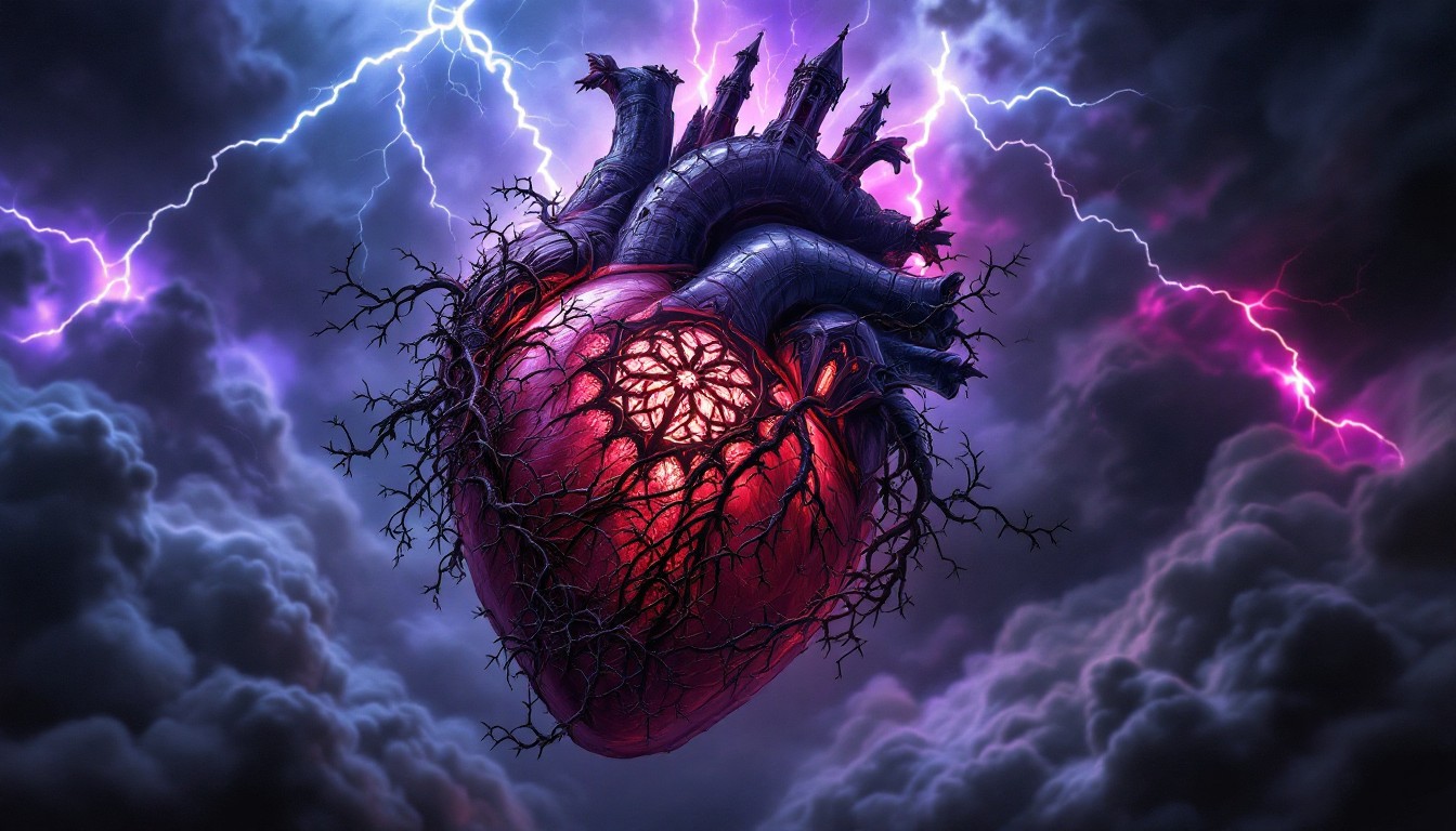 Free Gothic Heart Storm Image - Gothic, Heart, Lightning | Download at ...