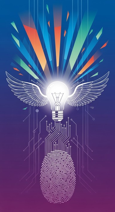Free Identity Becomes Innovation Image - Fingerprint, Lightbulb, Wings ...