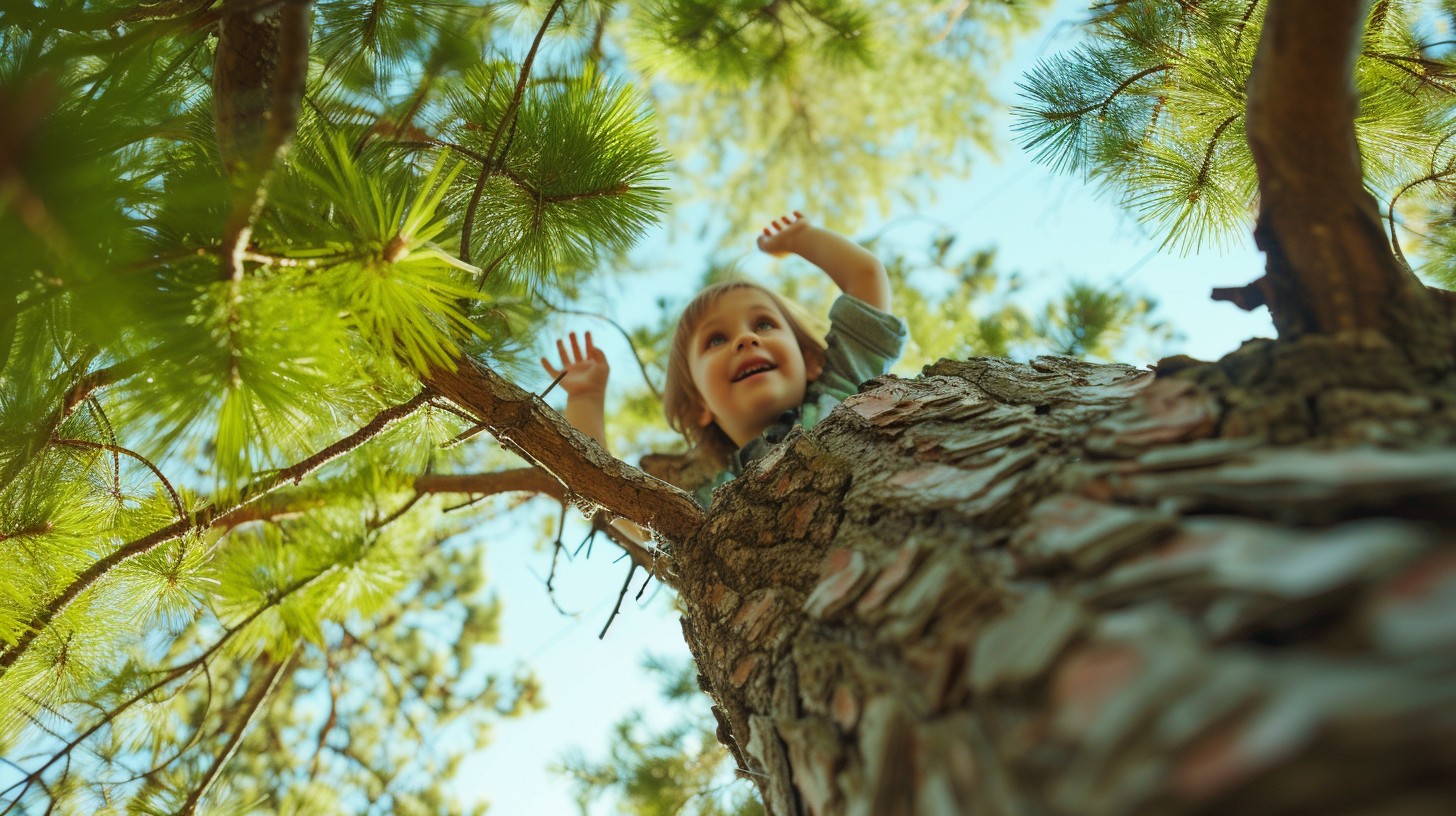 Free Child Climbing Tree Image - Child, Climbing, Tree | Download at ...