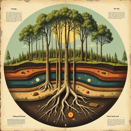 Free Forest Ecosystem Cross-section Image - Forest, Ecosystem, Cross ...