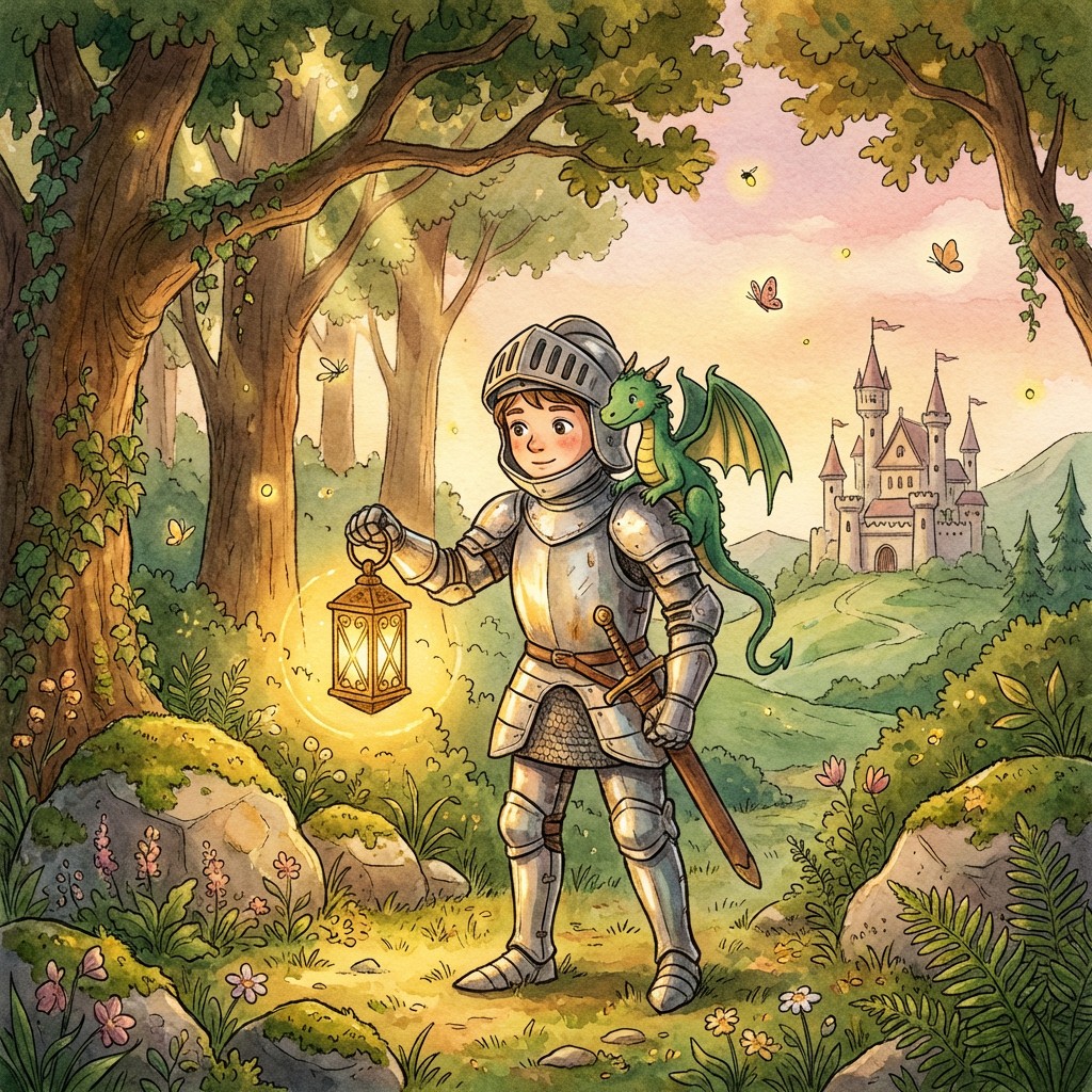 Free Enchanted Forest Adventure Image - Knight, Dragon, Fantasy ...