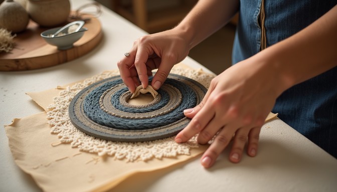 Free Handcrafted textile art Photo - Crafting, Textile, Handmade ...