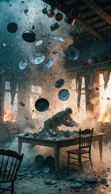 Free Kitchen Under Fire Image - War, Battle, Soldier | Download at ...