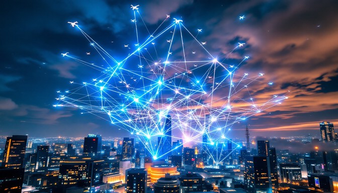Free Digital Sky Dance Image - Drone, Cityscape, Geometric | Download ...