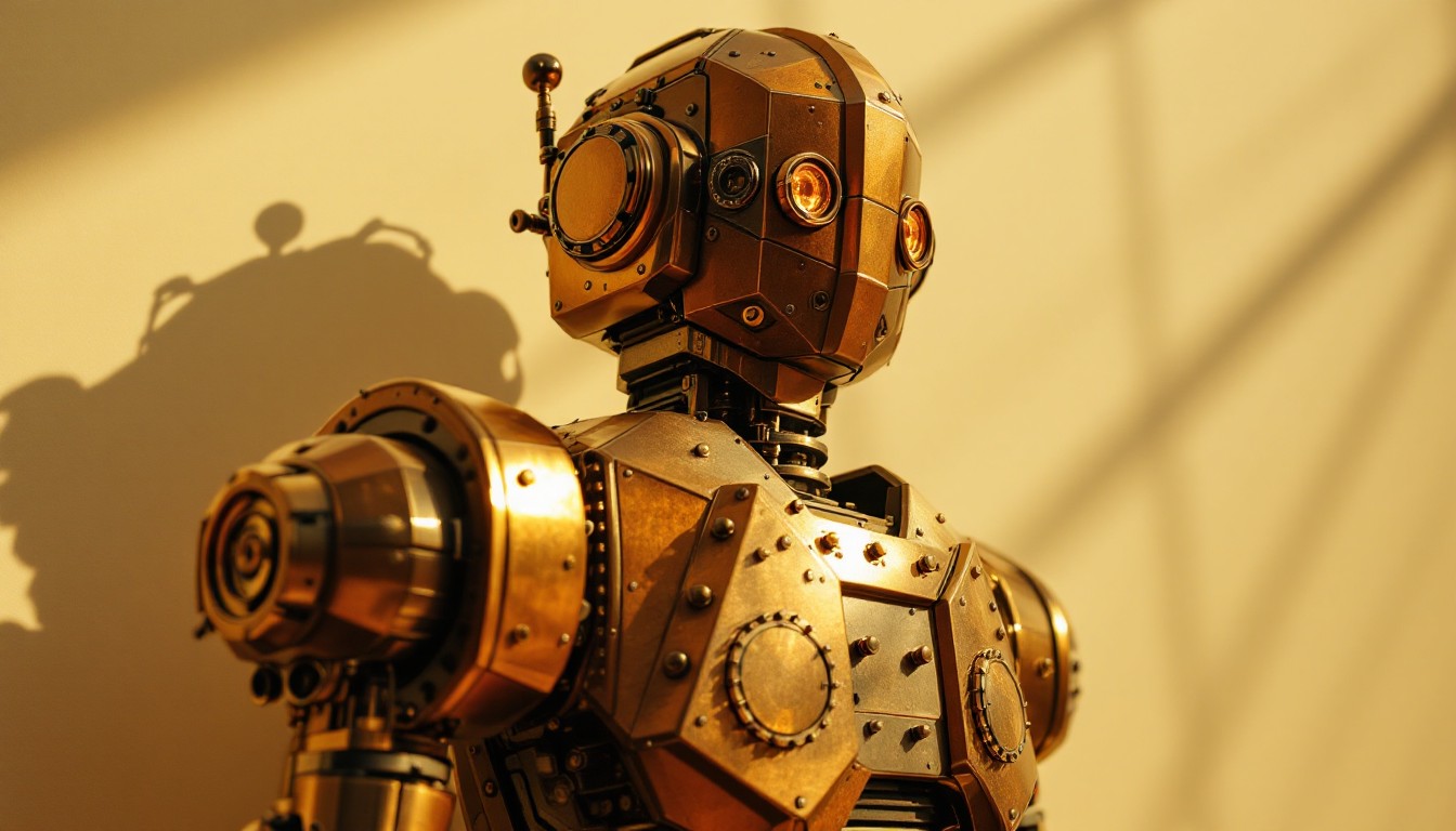 Free Deco Robot Portrait Image - Robot, Artdeco, Copper | Download