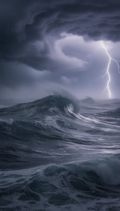 Free Lightning Strikes Ocean Image - Storm, Ocean, Lightning | Download ...