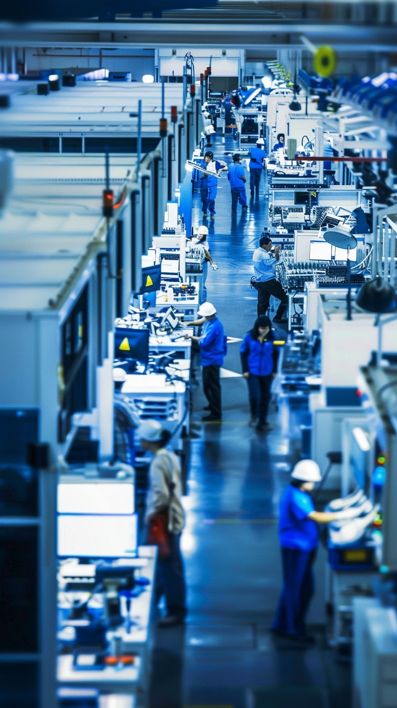 Free Busy Manufacturing Floor Image - Factory, Workers, Industry ...