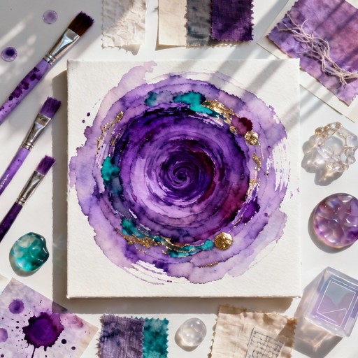 Purple Invisible Work Free Purple Creative Workspace Image - Purple, Lavender, Plum ...