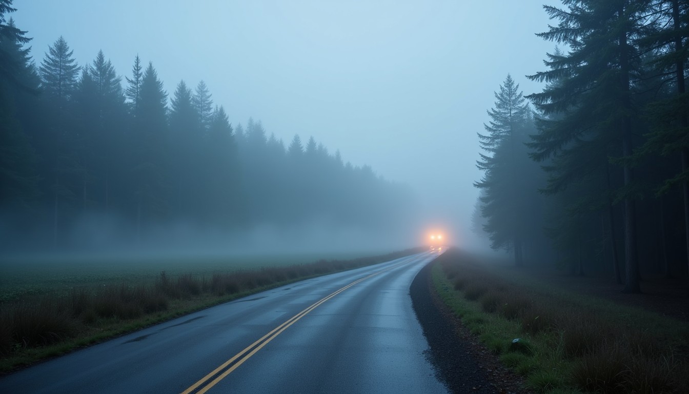Free Misty forest highway Image - Foggy, Forest, Road | Download at ...