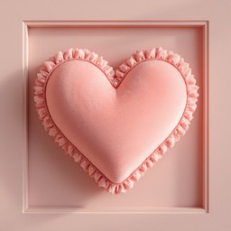Download Plush Pink Heart Image - Heart, Pink, Plush | StockCake