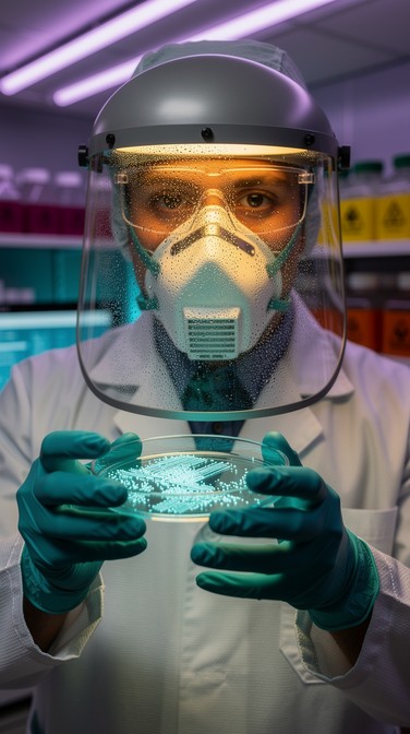 Lab Germs Creator Free Glowing Laboratory Specimens Image - Bioluminescent, Laboratory ...