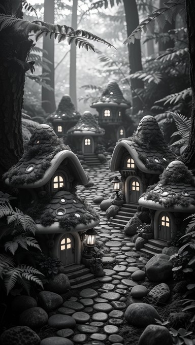 Free Enchanted Fairy Village Image - Fairy, Village, Garden | Download ...