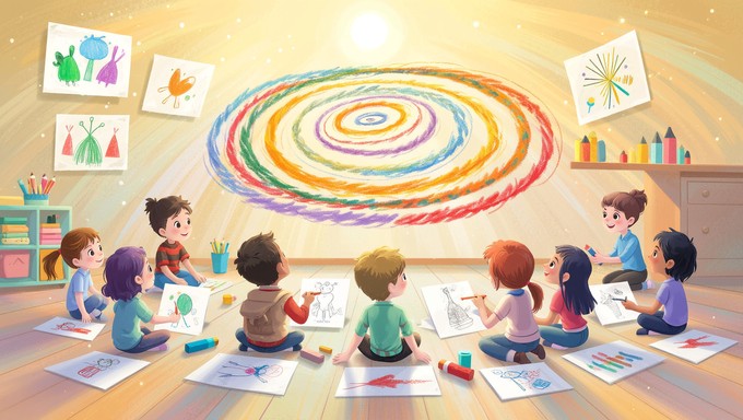 Free Creative Growth Circle Image - Children, Art, Classroom | Download ...