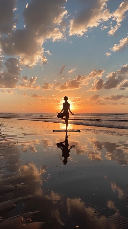 Free Sunset Yoga Pose Image - Sunset, Yoga, Silhouette | Download at ...