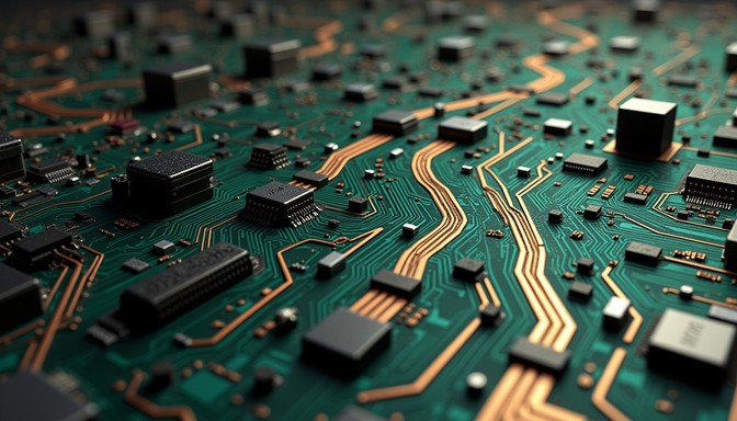 Free Circuit Board Landscape Image - Technology, Circuits, Electronics ...