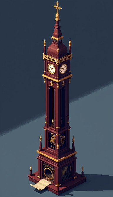 Free Mahogany Clock Tower Image - Clocktower, Mahogany, Timepiece ...