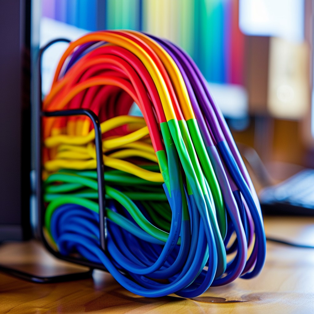 Free Colorful Cable Coils Image - Colorful, Cables, Organization ...