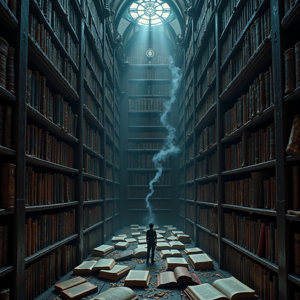 Free Infinite Library Labyrinth Photo - Library, Labyrinth, Books ...