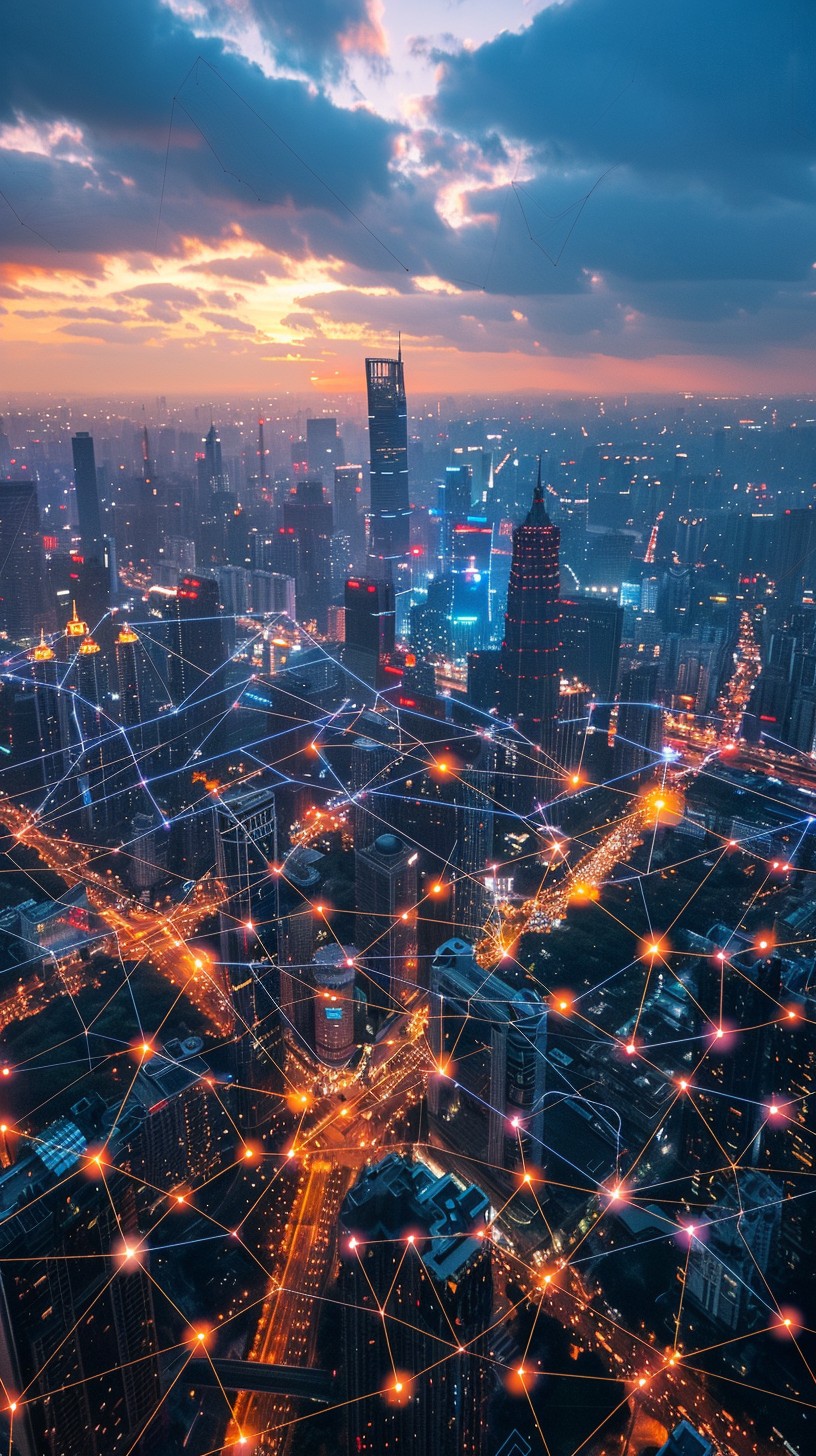 Free Cityscape at Twilight Image - Cityscape, Twilight, Urban ...