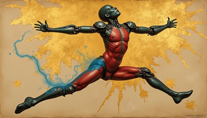 Free Mechanical Human Flight Image - Bionic, Performer, Leap | Download ...